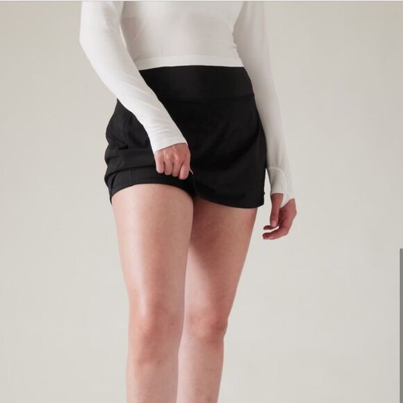 Athleta Run With It Skort 14" Black - Picture 10 of 15
